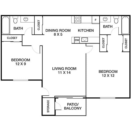 Floor Plan - The Delmar