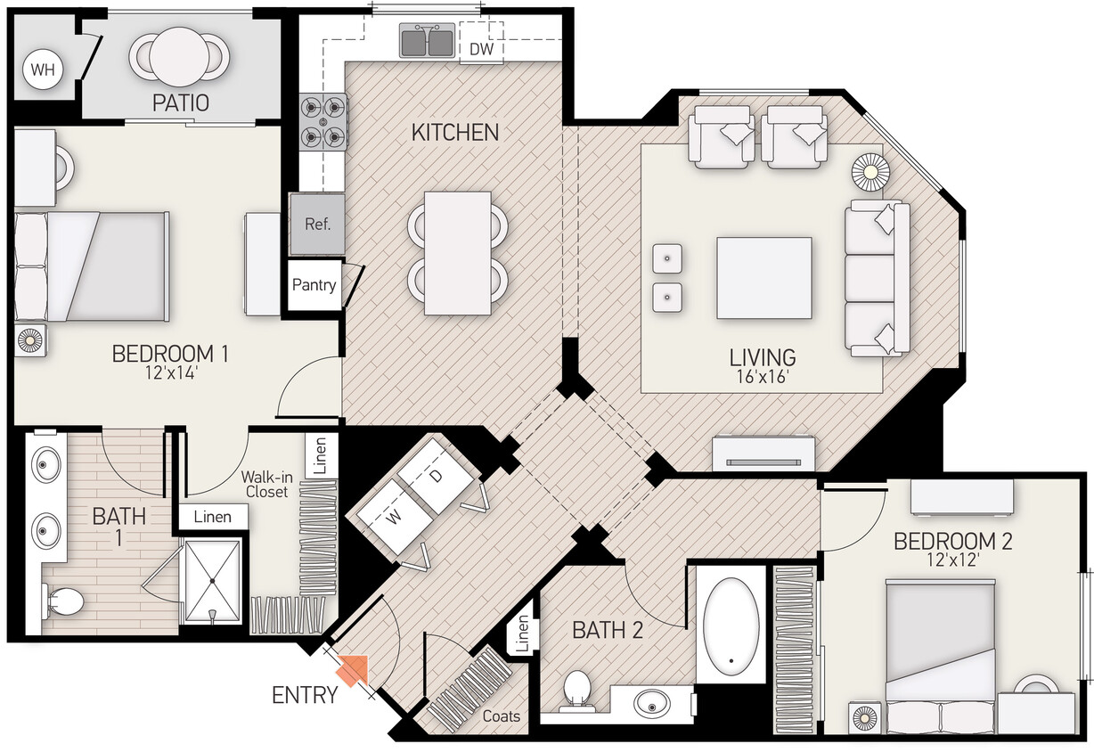 Floor Plan - Delrey - Plan 38