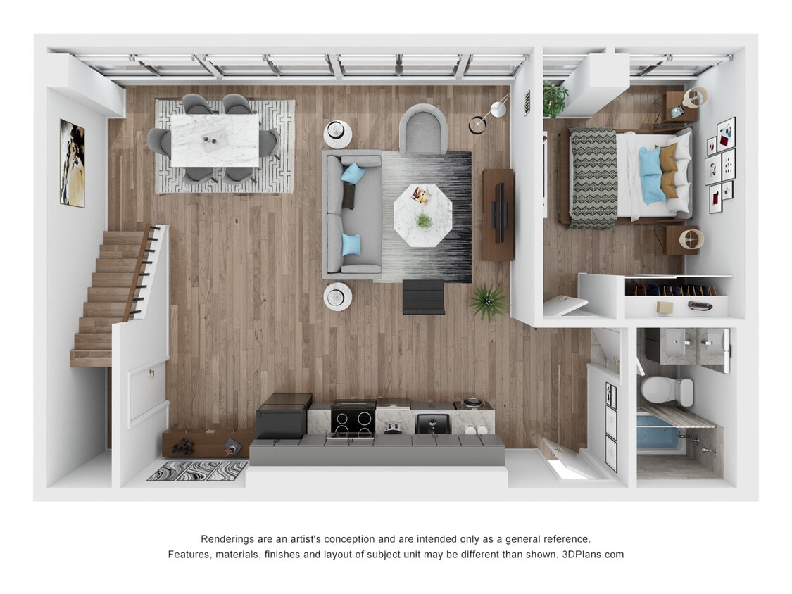 Floor Plan - D1 - 3 Bedroom