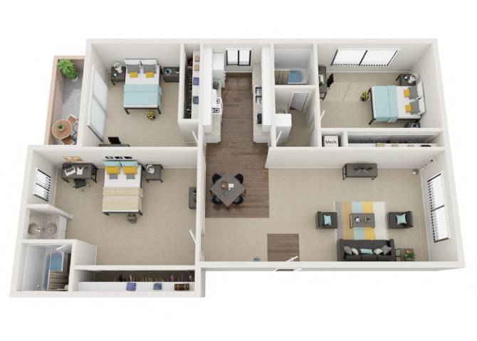 Floor Plan - The Highlander
