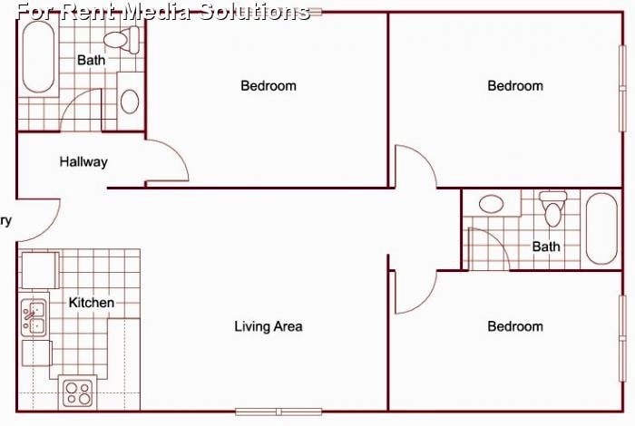 3BR/3BA - 2Bed 2Bath