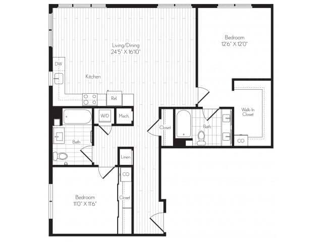 B08 Two Bedroom - B08