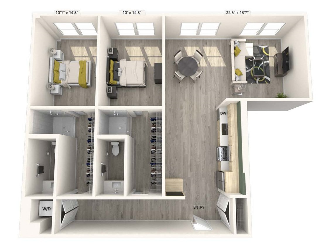 Floor Plan - B10V-FinishI-Unit355