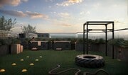 Palma Beverly Hills Rooftop Fitness with Cold Plunges - Palma Beverly Hills Apartments