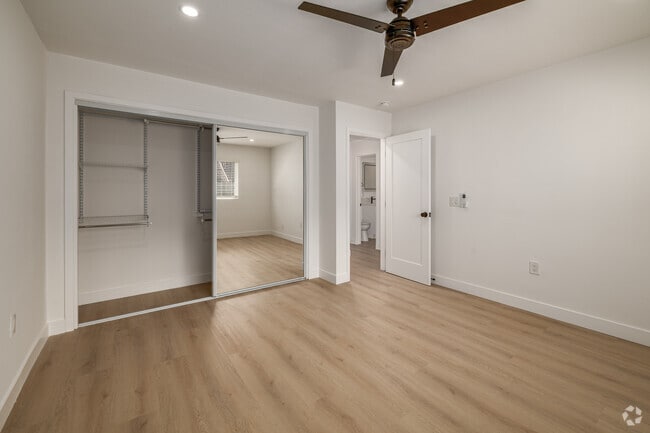 2BR, 1BA - Primary Bedroom - 1230 E. 1st St.