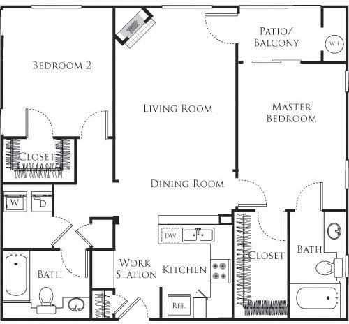 Floor Plan - Burgundy