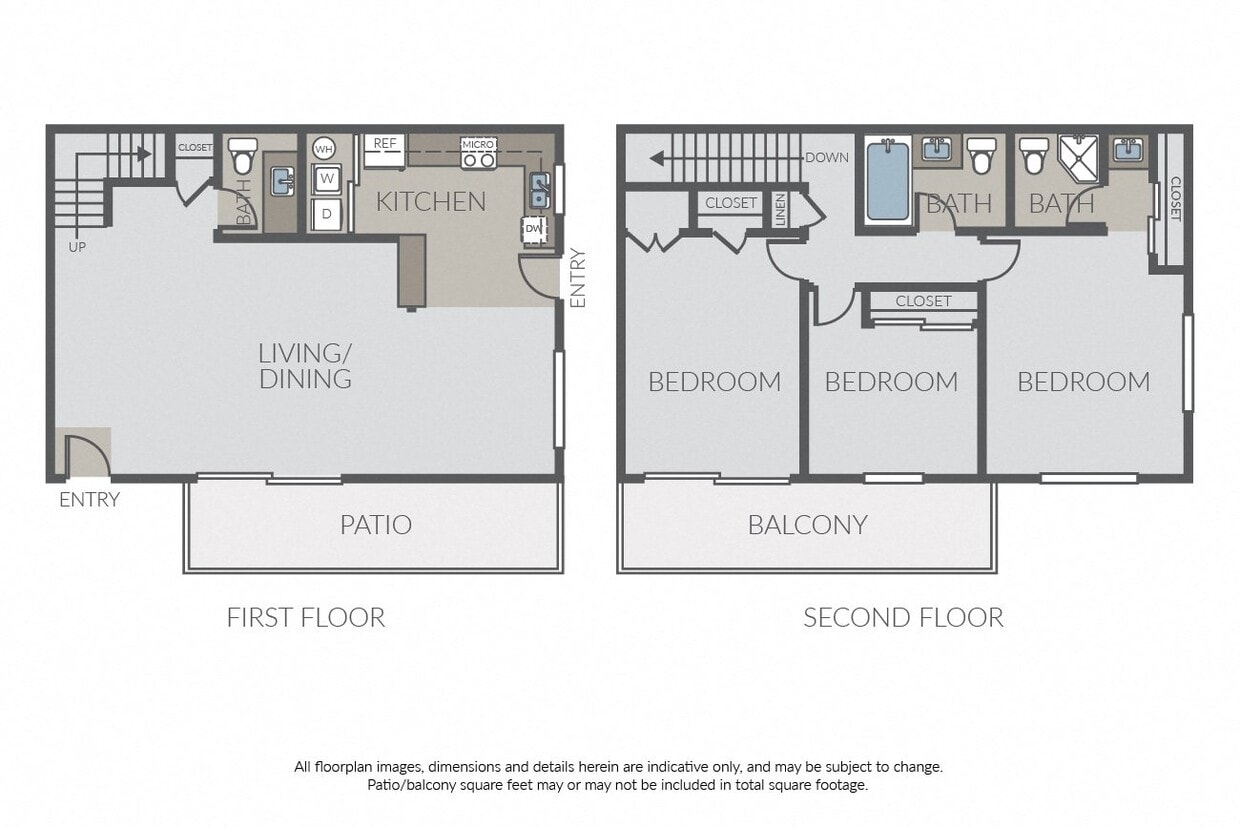 3 Bedroom 2.5 Bath Townhome - 3 Bedroom 2.5 Bath Townhome