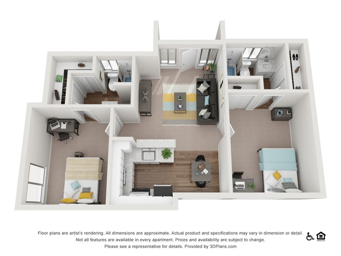 Floor Plan - 2x2