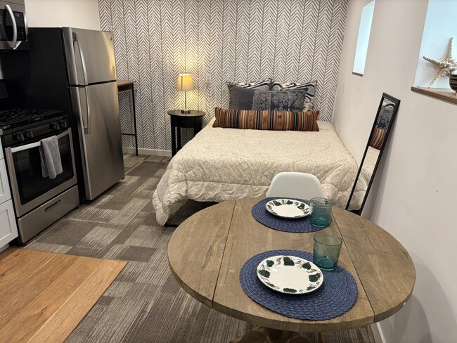 Furnished living room - 202 39th St Unit Studio B Furnished