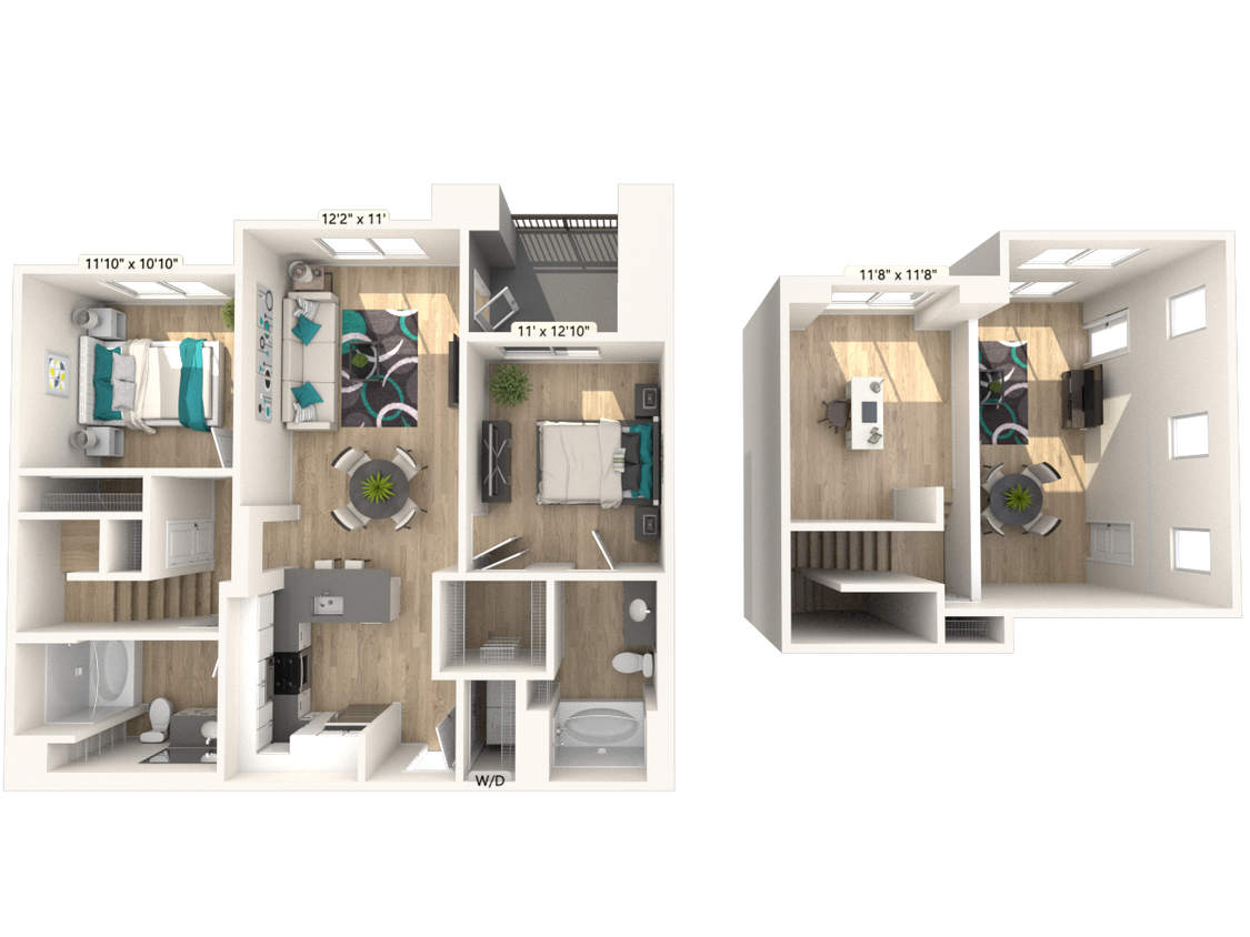 Floor Plan - B2L - Renovated Package I