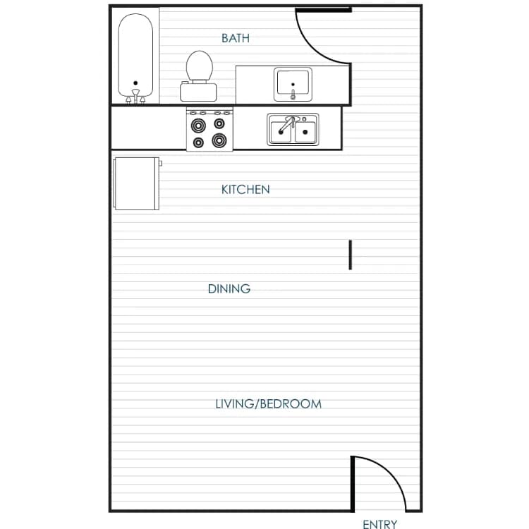 Floor Plan - Studio