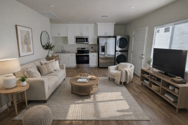 Kitchen /Living area virtually staged - 4823 5th Ave Unit 1/2