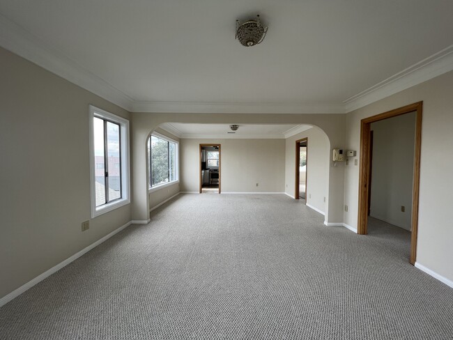 Living room and dining room - 831 W 3rd St Unit 831