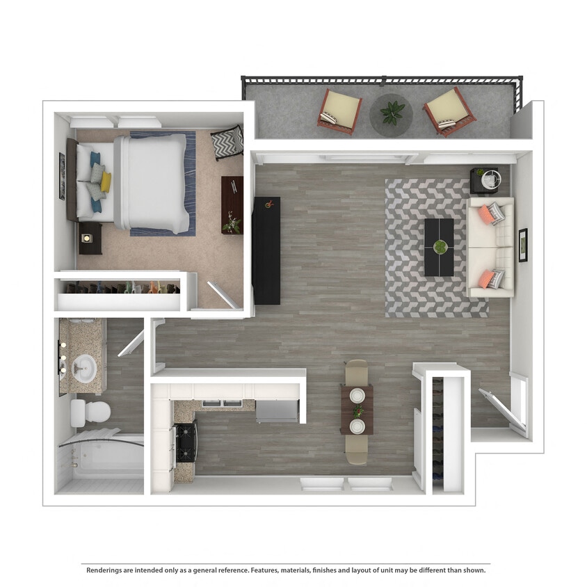 Floor Plan - OneBedroom-PlanP3