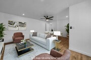 Unit A Living Room - 905 Manhattan Beach Blvd Apartments Unit A