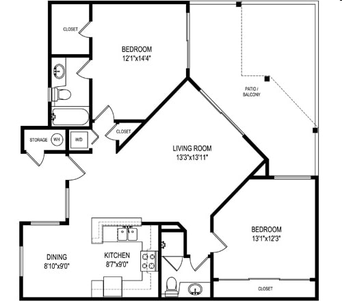 2BR/2BA - B2