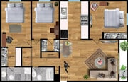 Floor plan - Bedford Apartments