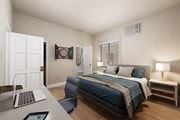 Virtually staged Bedroom 1 - Student Housing Near USC Univ Southern Calif Homes