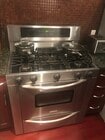 Stainless steel chefs stove - 1861 Pandora Ave Apartments Unit 1