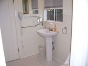 Jack/Jill bathroom with shower - 1350 S Curson Ave House