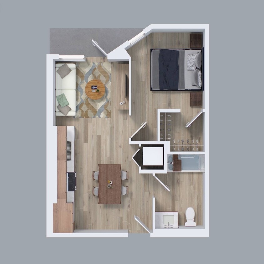 Floor Plan - Type A Sim