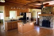 kitchen fire place - 7627 Pine Blvd House