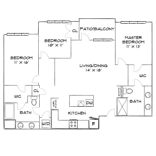 Floor Plan - Design 3B20