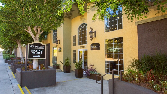 Leasing Center Entrance - Versailles Apartments