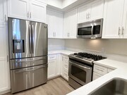 Kitchen of apartment #201 - Palm Court Apartments