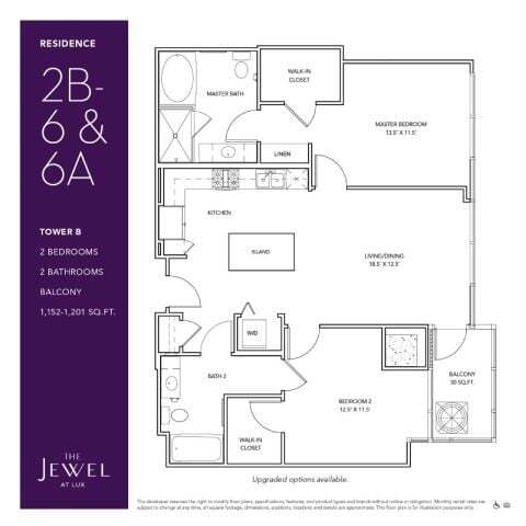 Floor Plan - 2B-6 & 6A