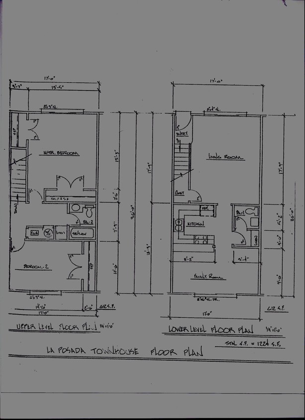 2BR/1.5BA - town home (2 story)