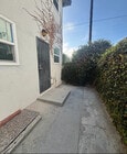 Patio outside kitchen door - 13207-13213 Oxnard St