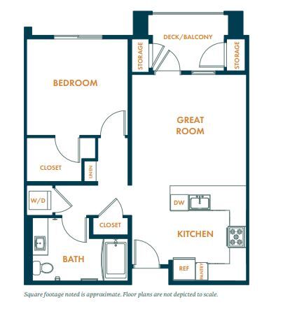 A2b: 1bed 1bath - A2B