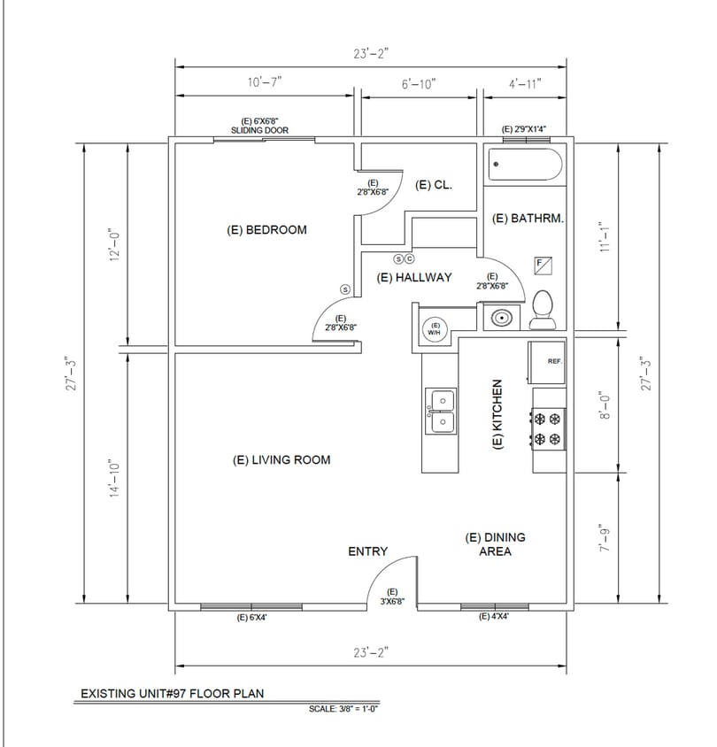 Floor Plan - LILY 1 BED ( CLASSIC)