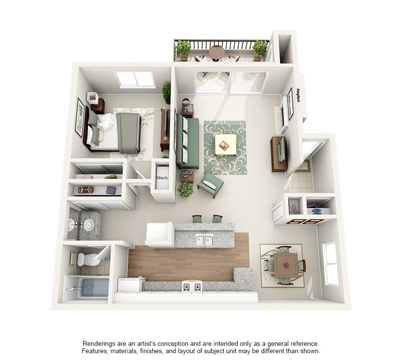 1BR/1BA - Atlantic