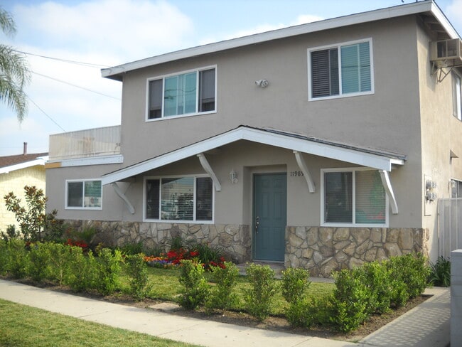 Street view (unit is upstairs of back building) - 11989 Sycamore St Unit 2