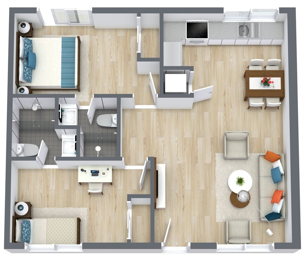 Floor Plan - Unit 2