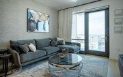 Living Room - 400 S Broadway Condo Unit 2604