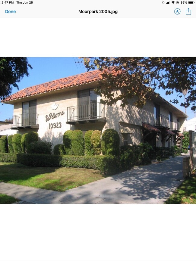 Toluca Lake apt 1bd +1bath - 10923 Moorpark St Unit D Rental