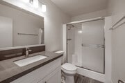 2BR, 2BA - 1,225SF - Primary Bathroom - PV Victoria Apartments