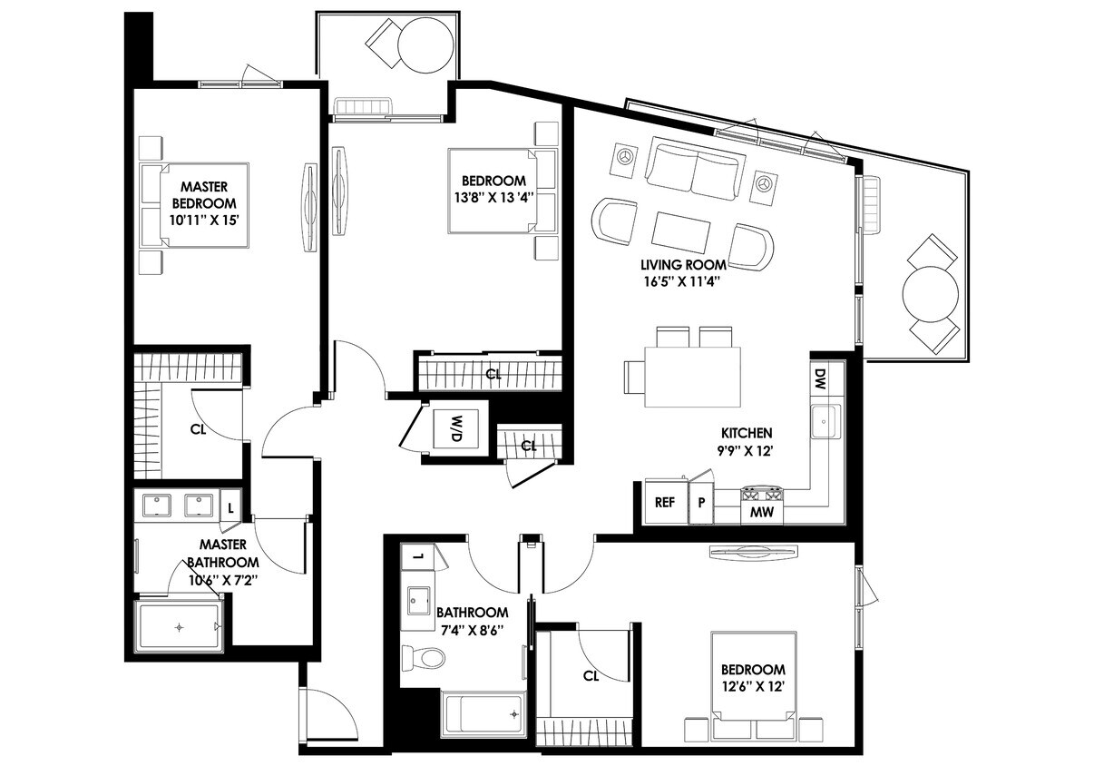 Floor Plan - 3B-1