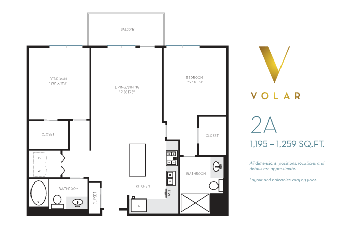 Floor Plan - Volar 1 - Floor Plan 2A