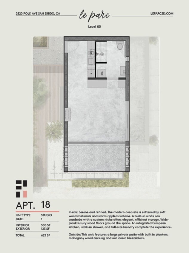 Floor Plan - Unit 18