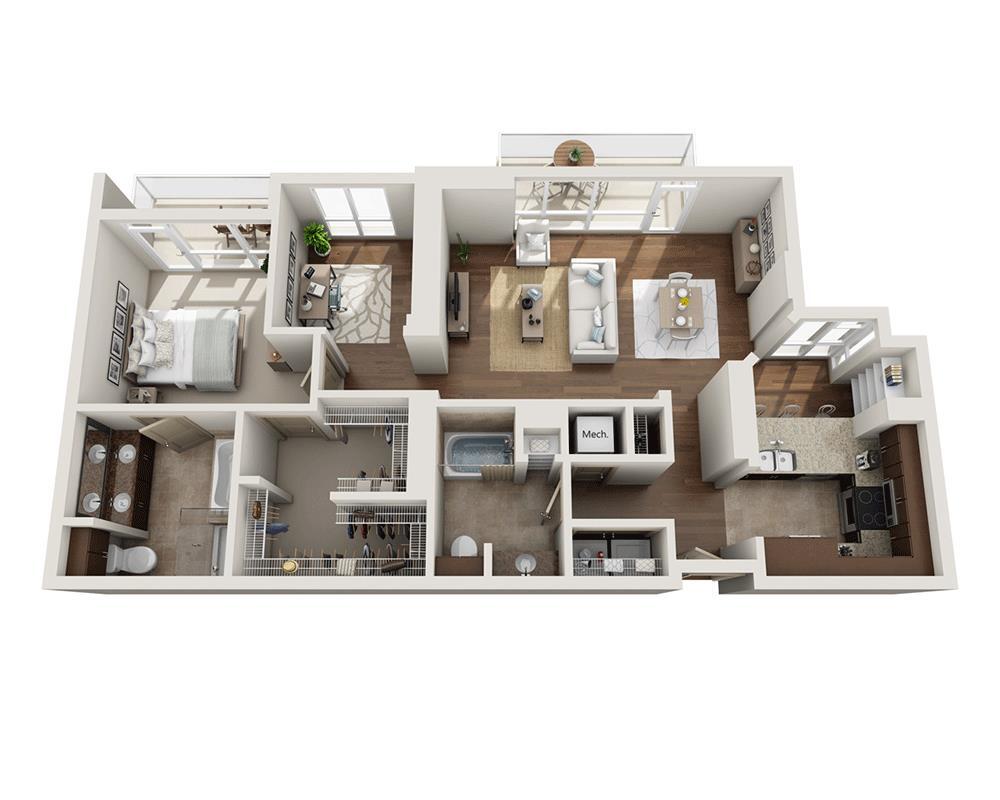 Floor Plan - Plan L (A2D)