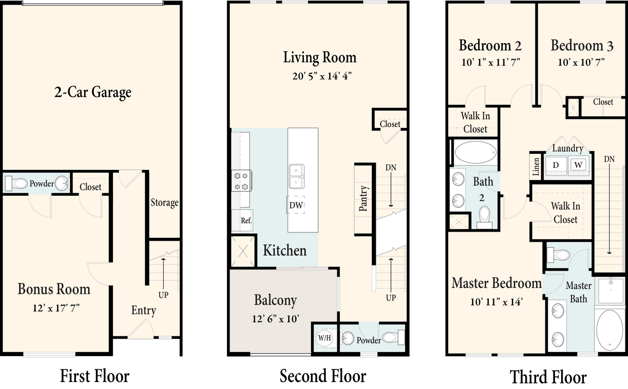 Floor Plan - Celebration - 1987 sf