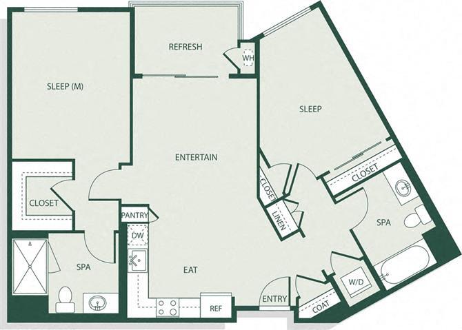 Floor Plan - 2B2