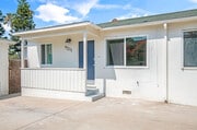 Front entrance with private seating area and parking - 9211 Earl St House