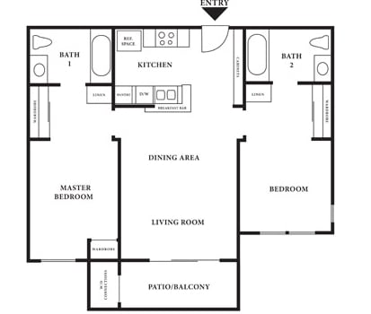 2BR/2BA - Pinehurst