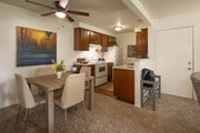 2BR, 1BA - 863SF - Kitchen/Dining Room - Sunrise Apartments