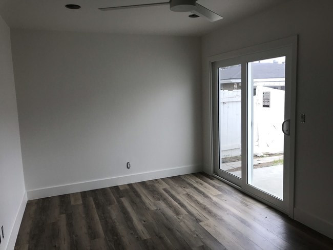 master bedroom opens to patio - 189 Santa Isabel Ave Unit C